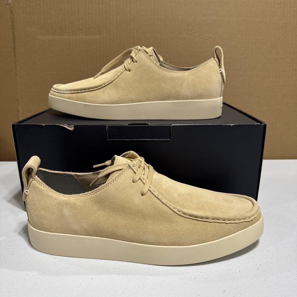 Everlane Desert Shoe Beige Suede Lace Shoes Mens 9.5 Low Top Loafers Minimalist